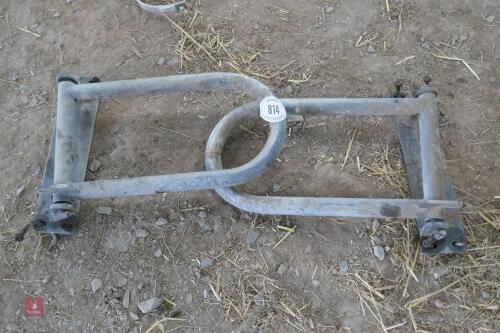 PAIR OF ONE WAY RACE CATTLE GATES