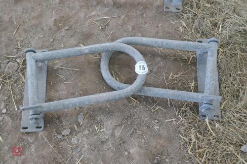 PAIR OF ONE WAY RACE CATTLE GATES