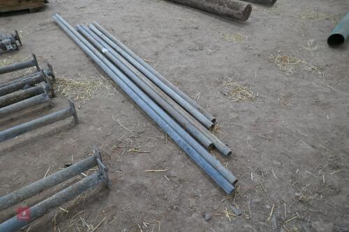 6 2" METAL POLES