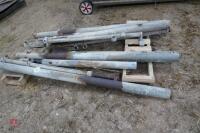 METAL POLES OUT OF CATTLE FEED SYSTEM