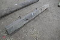 8' WOODEN GATE POST