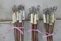 30 METAL ELECTRIC FENCE STAKES - 3