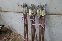 30 METAL ELECTRIC FENCE STAKES - 5