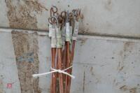 14 METAL ELECTRIC FENCE STAKES - 3