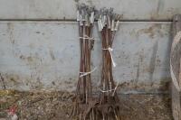 29 METAL ELECTRIC FENCE STAKES