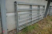 3 IAE 10' GALVANISED CATTLE HURDLES - 2