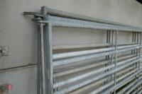 4 IAE 10' GALVANISED CATTLE HURDLES - 4