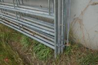 4 IAE 10' GALVANISED CATTLE HURDLES - 6