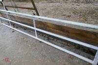 11' 6" GALVANISED YARD GATE - 4