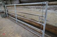 11' GALVANISED YARD GATE - 4