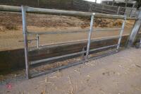 9' GALVANISED YARD GATE - 2