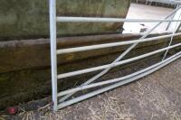 14' 4" GALVANISED YARD GATE - 4