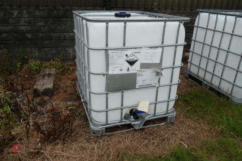 IBC 1000 LITRE TANK