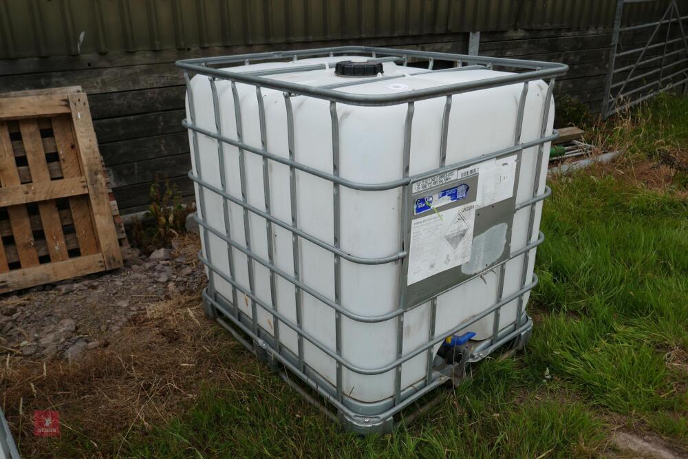 IBC 1000 LITRE TANK