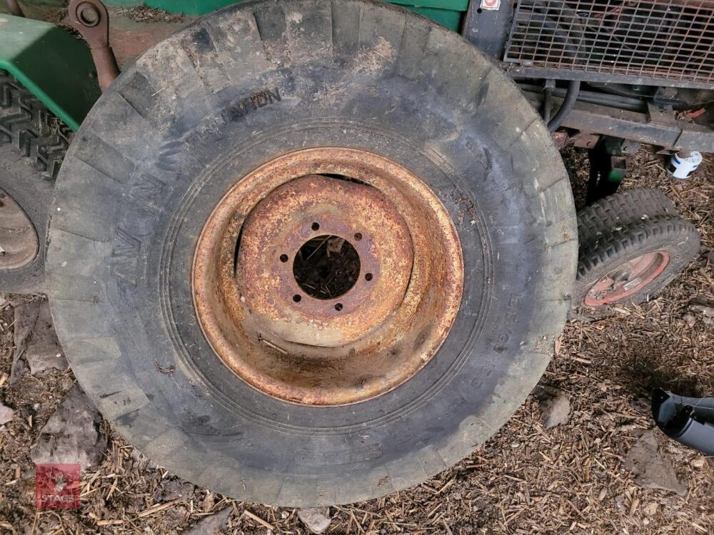 PAIR OF 6 STUD TRACTOR FRONT WHEELS