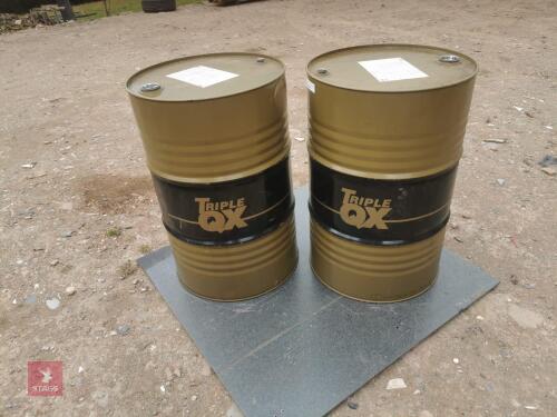 2 OIL DRUMS