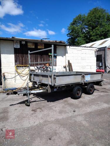 IFOR WILLIAMS LM105 FLAT BED TRAILER