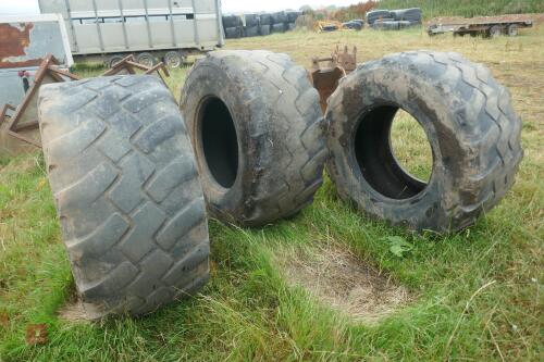 3 X 500/60/22.5 TYRES