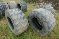 3 X 500/60/22.5 TYRES - 5