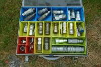 BOX OF HYDRAULIC COUPLINGS/FITTINGS - 2