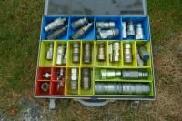 BOX OF HYDRAULIC COUPLINGS/FITTINGS - 5