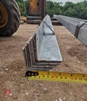 7 X 278.5CM LENGTHS OF ANGLE IRON - 3