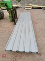 18 USED BOX PROFILE ROOFING SHEETS - 3