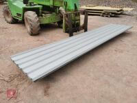 18 USED BOX PROFILE ROOFING SHEETS