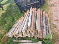 60 5' 6" USED FENCE POSTS - 2