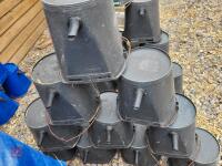 10 INDIVIDUAL CALF MILK BUCKETS