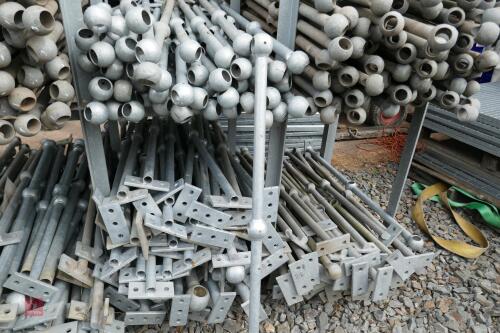 10 4' GALVANISED RAILING POSTS