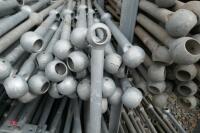 10 4' GALVANISED RAILING POSTS - 3