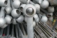 10 4' GALVANISED RAILING POSTS - 7