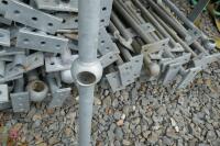 10 4' GALVANISED RAILING POSTS - 8