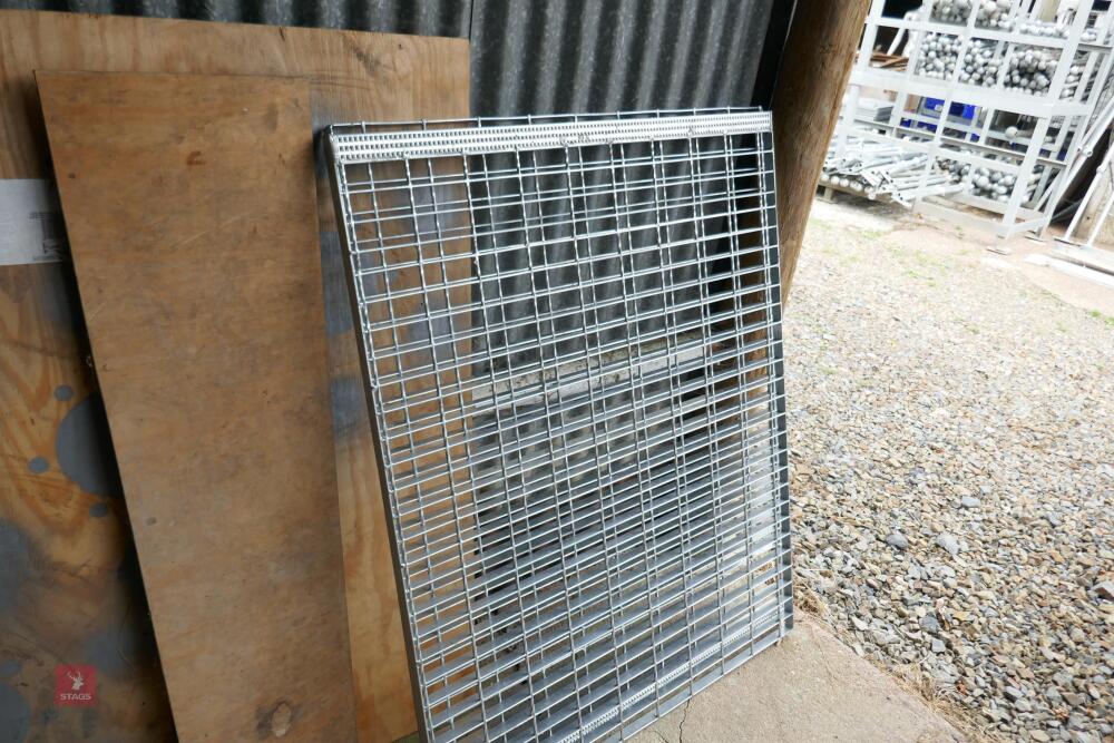 2 GALVANISED GRIDS