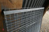 2 GALVANISED GRIDS - 2