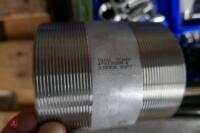 BOX OF STAINLESS STEEL PIPE FITTINGS - 6