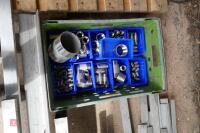 BOX OF STAINLESS STEEL PIPE FITTINGS - 7