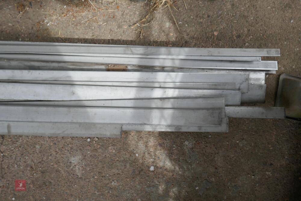 QTY OF STAINLESS STEEL FLAT BARS